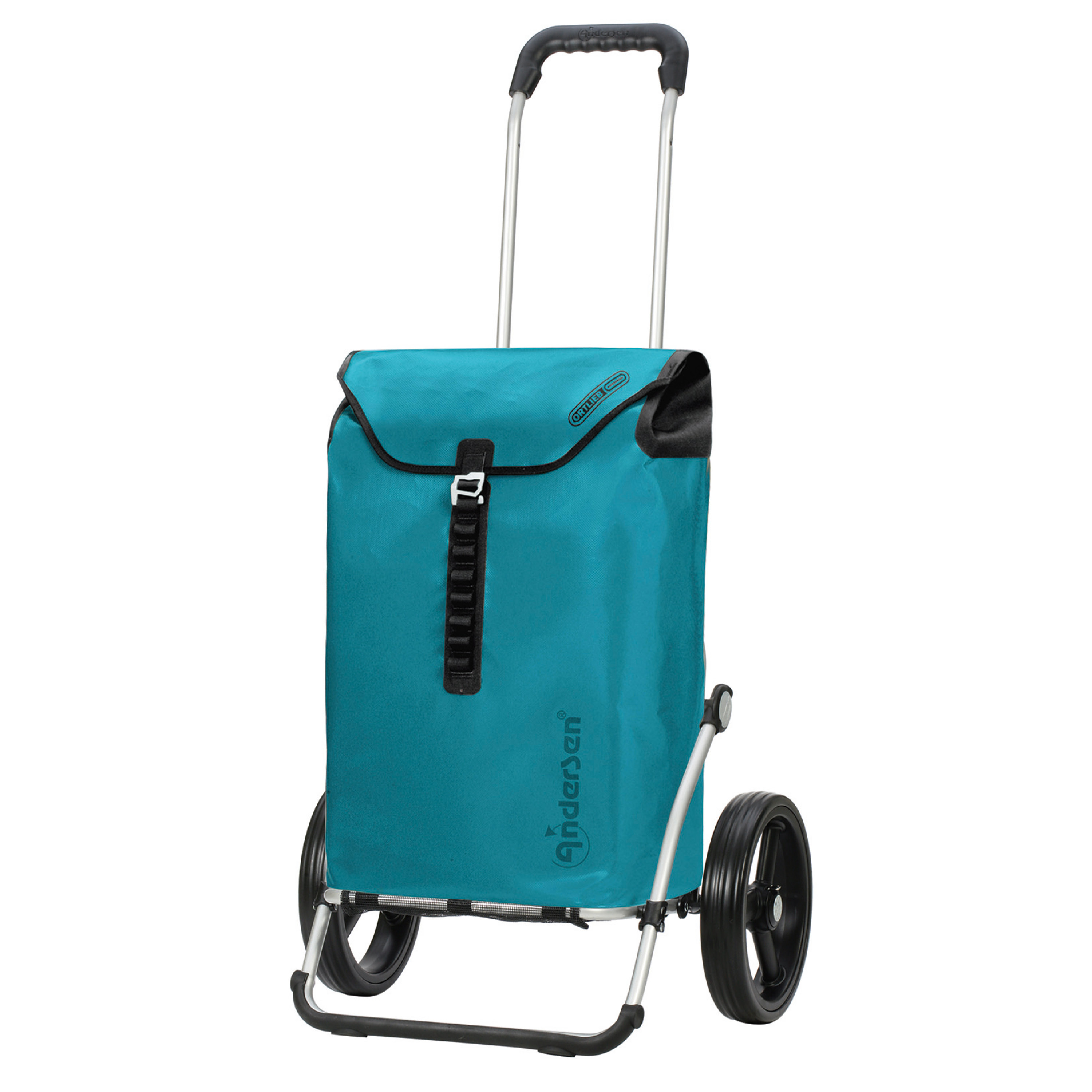 Andersen Royal Shopper mit Tasche Ortlieb in Gelb, Rot, Anthrazit oder Petrol, 3 Speichenrad  Andersen Royal Shopper mit Tasche Ortlieb in Gelb, Rot, Anthrazit oder Petrol, 3 Speichenrad