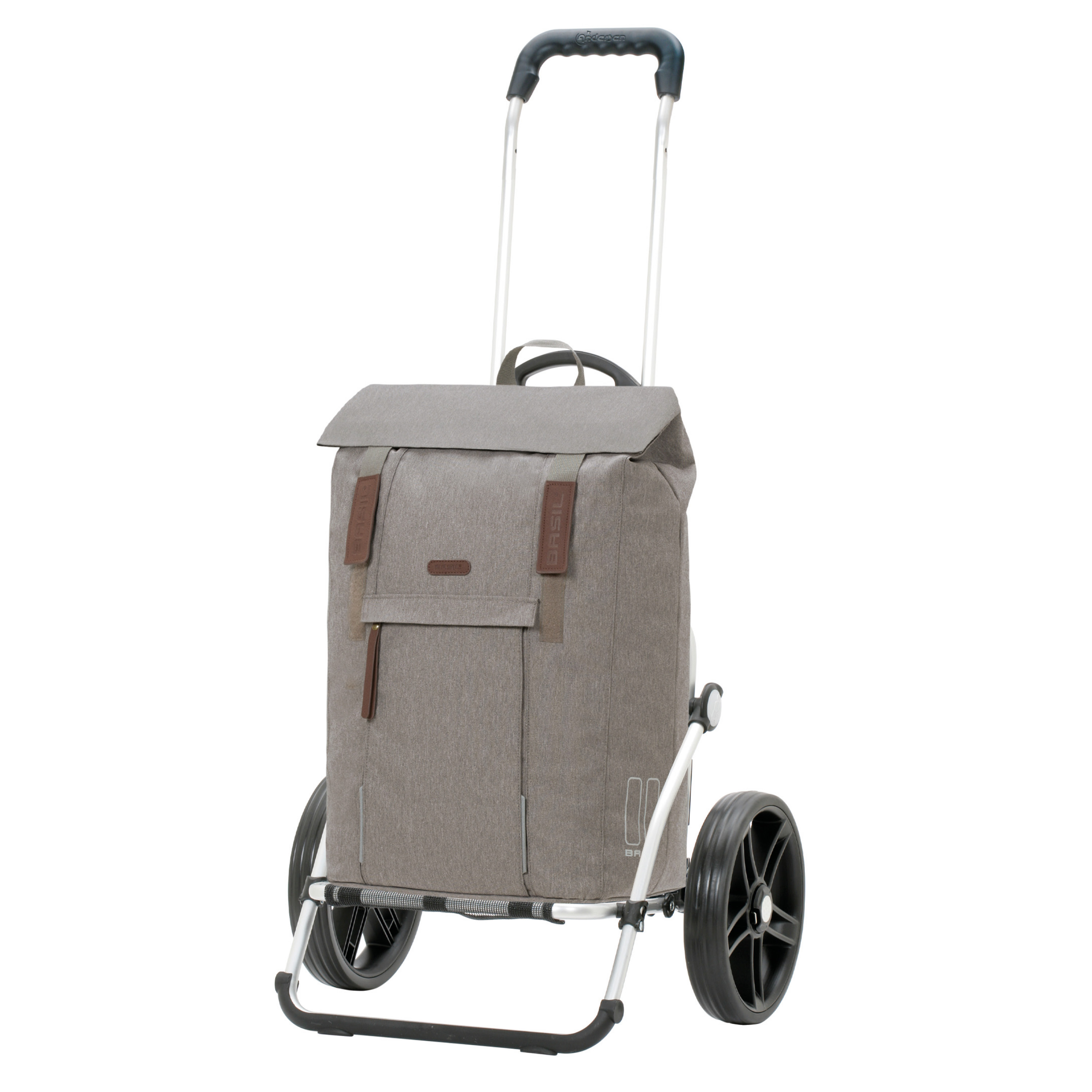 Andersen Shopper Royal Shopper mit Doppelspeichenrad mit Tasche Basil City