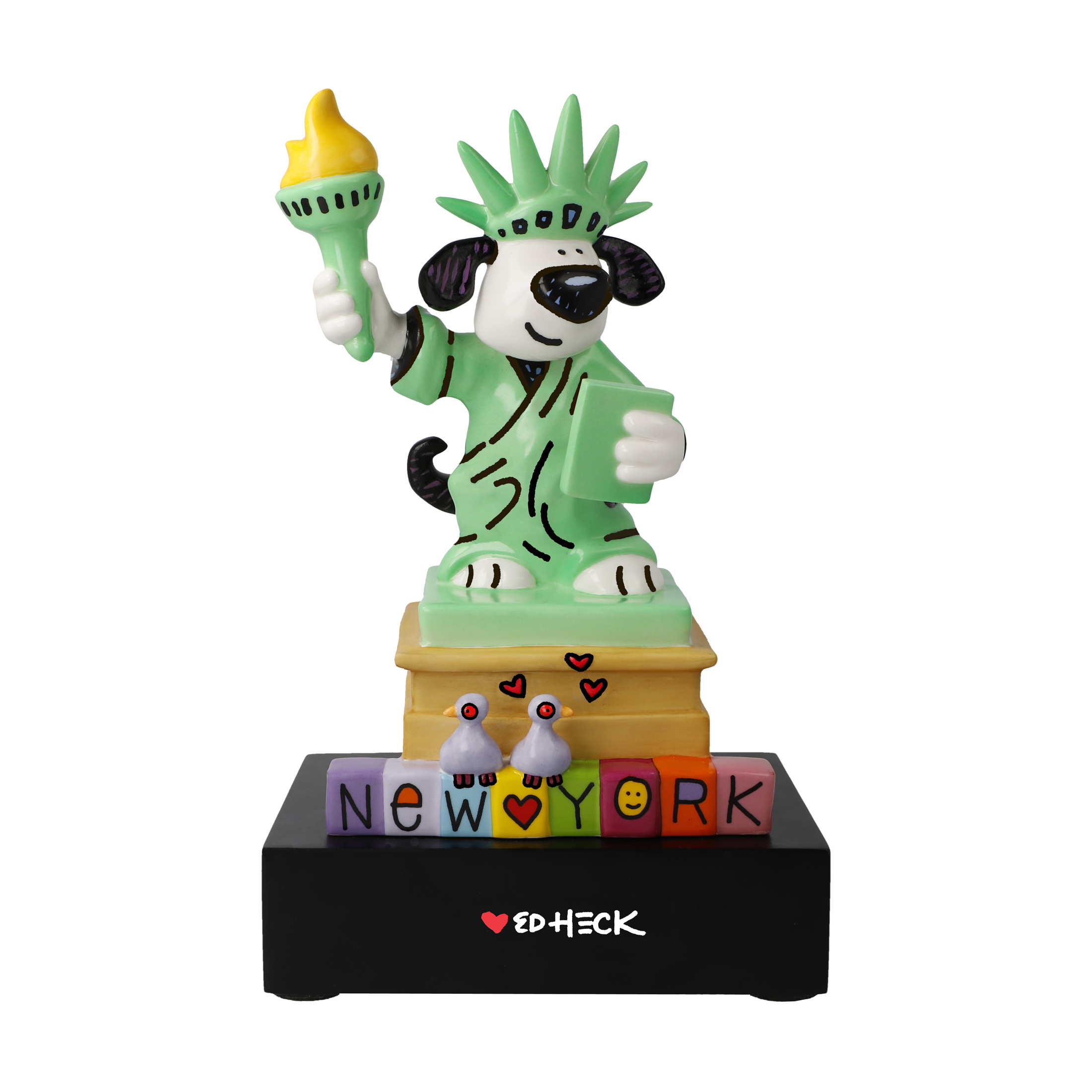 Figur Ed Heck - Liberty Dog Pop Art 