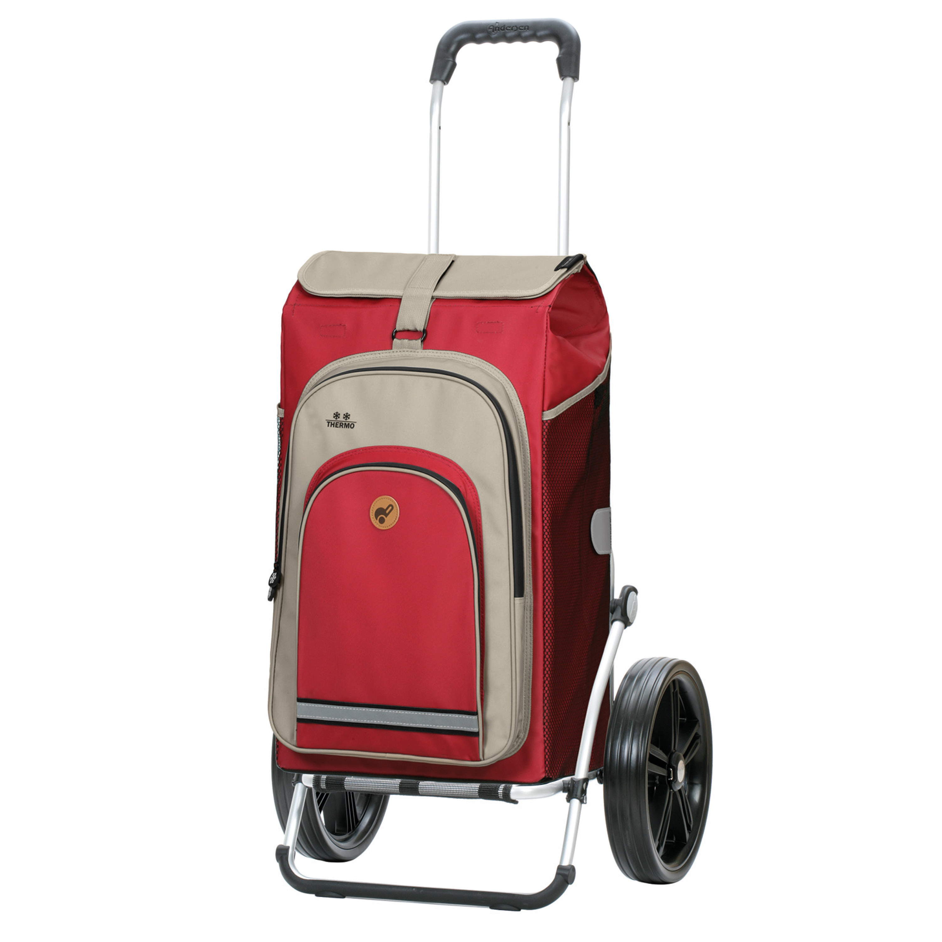 Andersen Royal Shopper mit Tasche Hydro 2.1 in Grau, Rot, Schwarz oder Blau, Kugellagerrad  Andersen Royal Shopper mit Tasche Hydro 2.1 in Grau, Rot, Schwarz oder Blau, Kugellagerrad